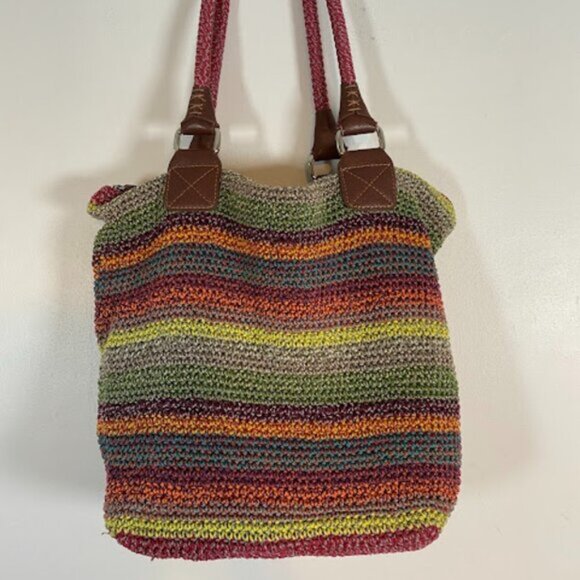 The Sak Women's Multi-colored Dune Stripes Shoulder Tote Bag - Picture 2 of 10